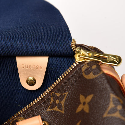 Louis Vuitton Monogram My LV Heritage Speedy Bandouliere 25 Bleu Marine Gris 9 of 10