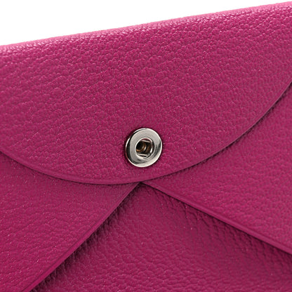 Hermes Chevre Mysore Calvi Card Case Rose Pourpre 7 of 8