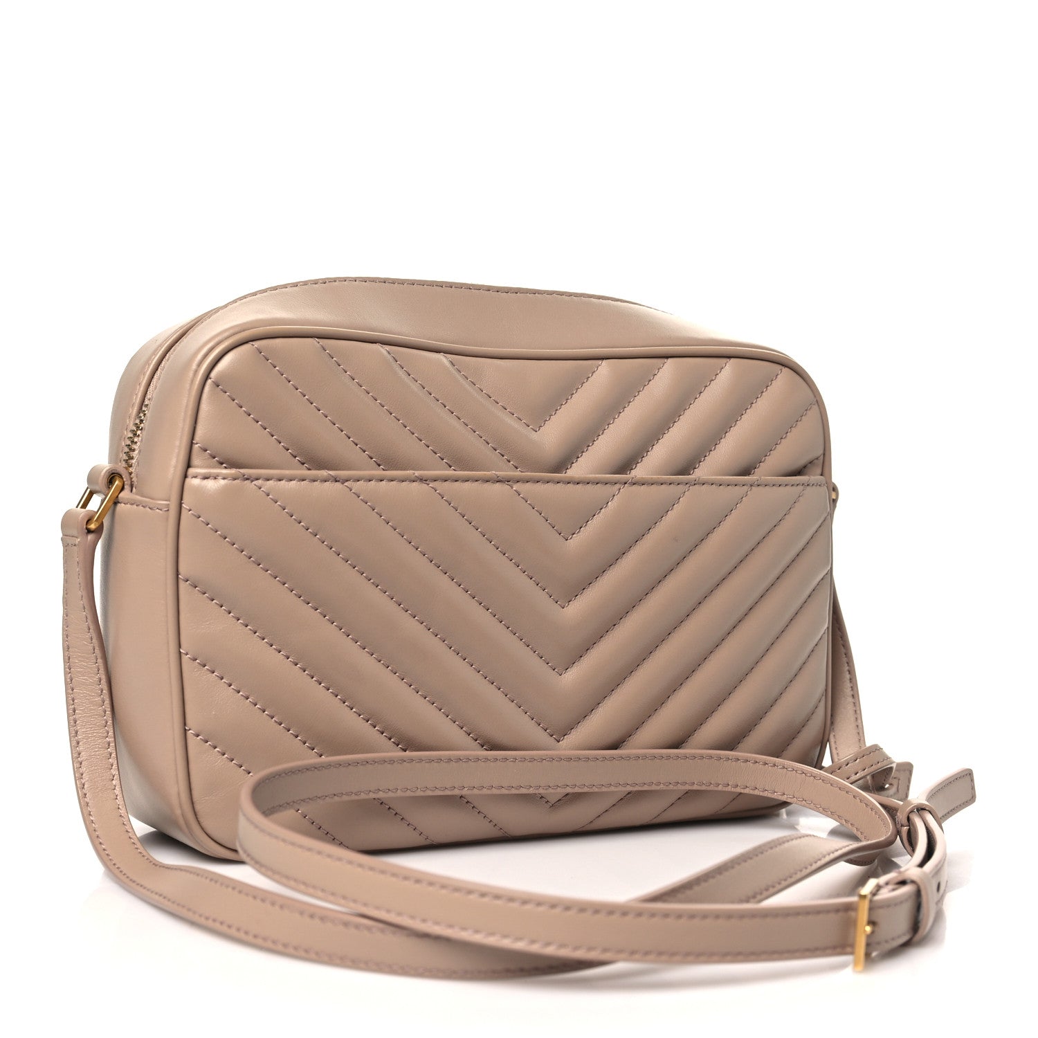 Saint Laurent Calfskin Matelasse Monogram Lou Camera Bag Rosy Sand 3 of 10