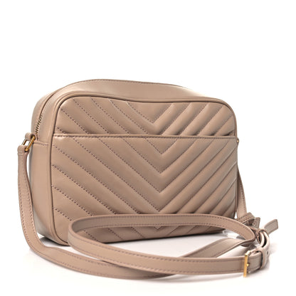 Saint Laurent Calfskin Matelasse Monogram Lou Camera Bag Rosy Sand 3 of 10