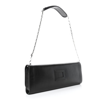 Balenciaga Calfskin Oversized Clutch With Chain Black 2 of 4