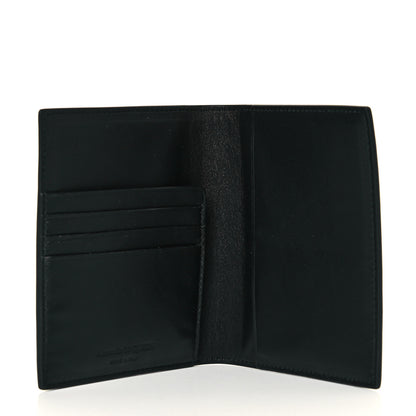 Alexander McQueen Calfskin Graffiti Logo Card Holder Black 4 of 8