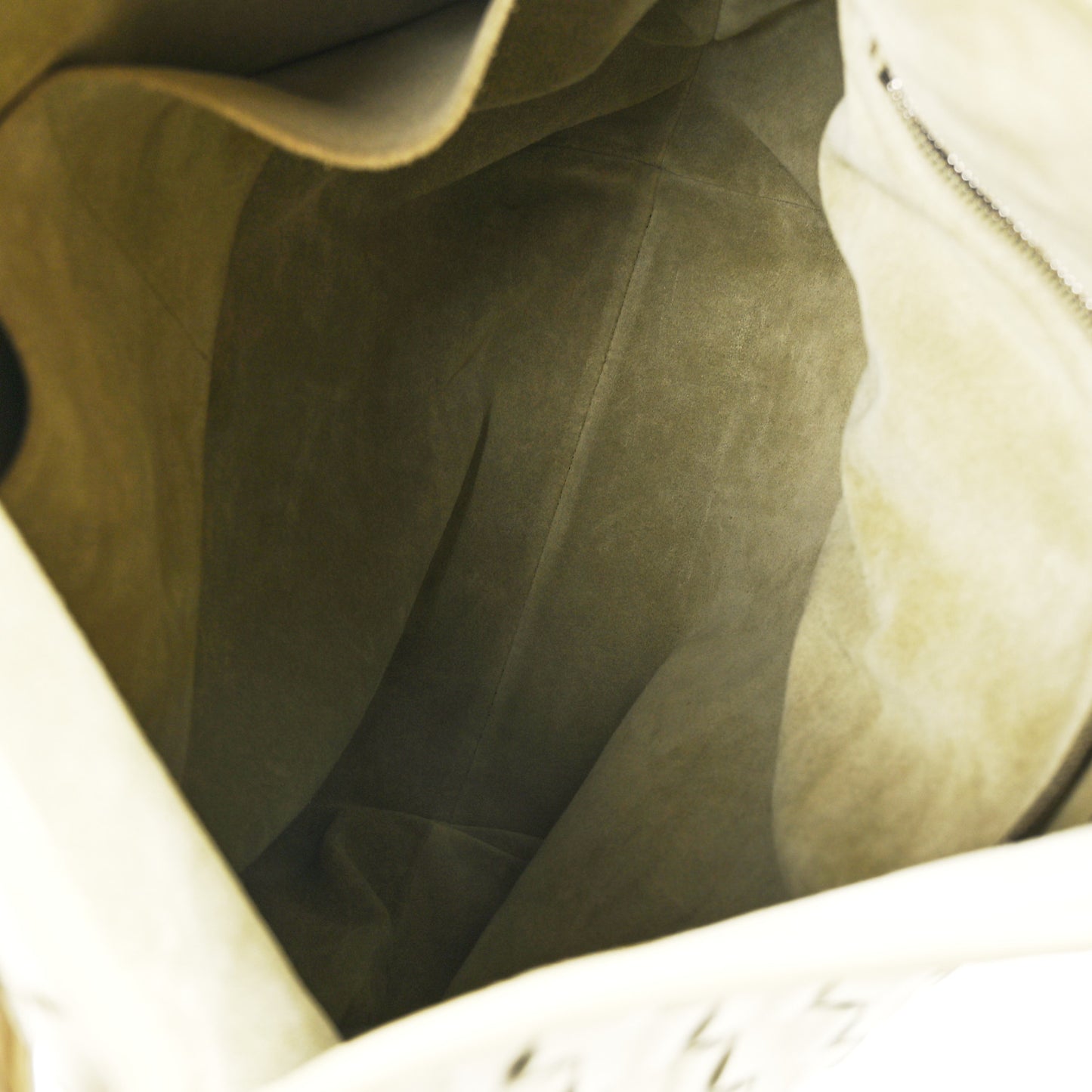 Nappa Intrecciato Large Sardine Bag Travertine