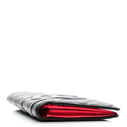 Chanel Calfskin Quilted Cambon Yen Wallet Black 4 of 9