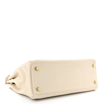 Hermes Togo Kelly Retourne 32 Craie 4 of 10