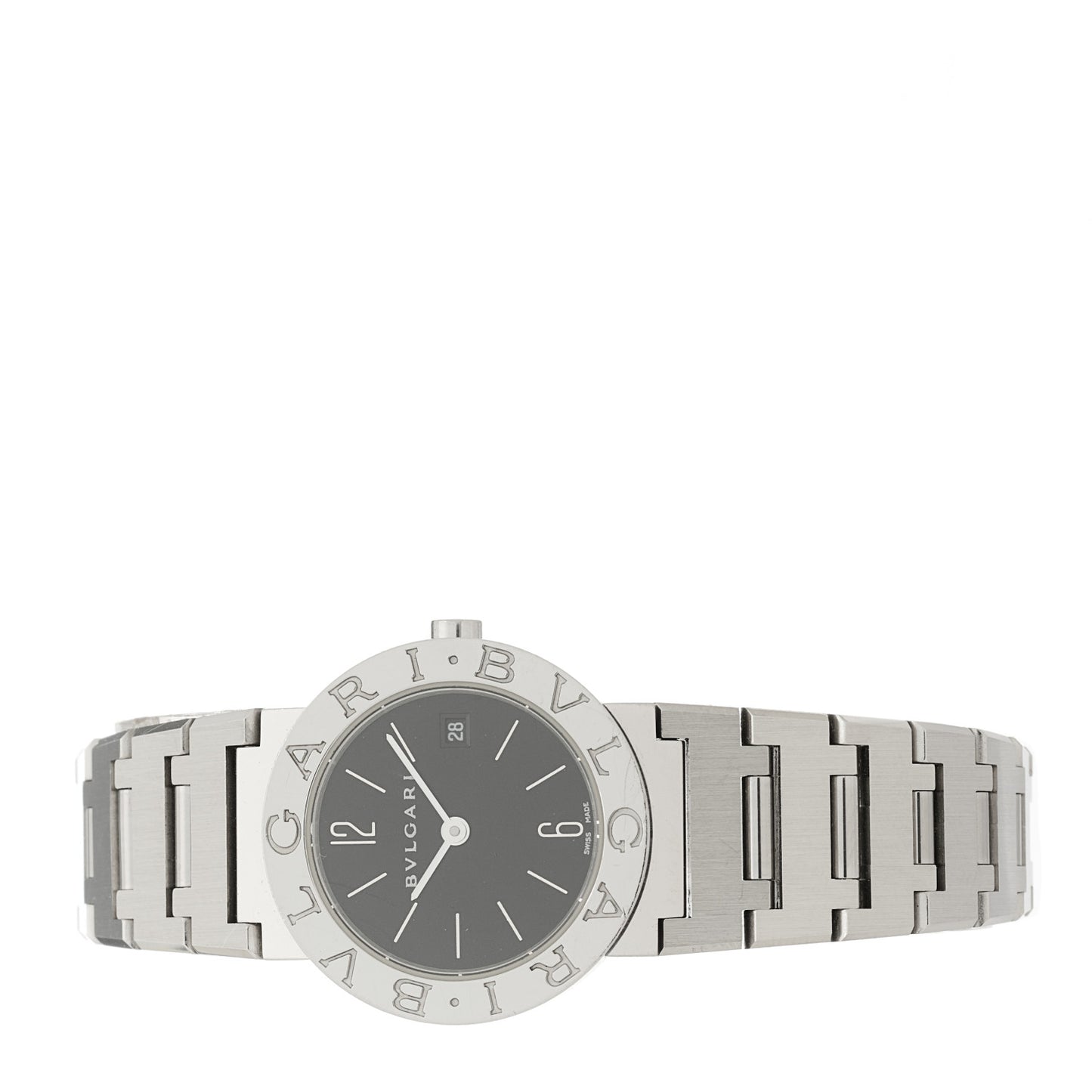 Stainless Steel 26mm Quartz Watch Black