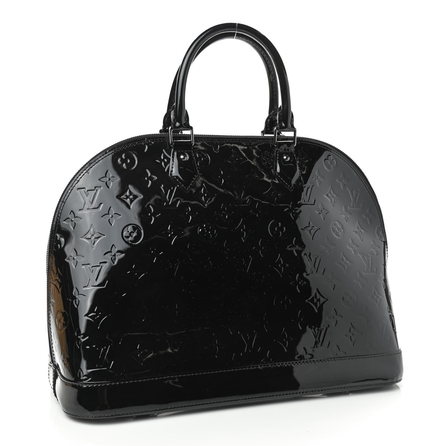 Louis Vuitton Vernis Alma GM Noir Magnetique 3 of 10