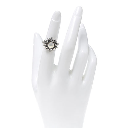 David Yurman Sterling Silver Pearl Starburst Ring 49 5 2 of 5
