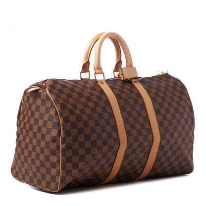 Louis Vuitton Damier Ebene Centenaire Keepall 45 2 of 9