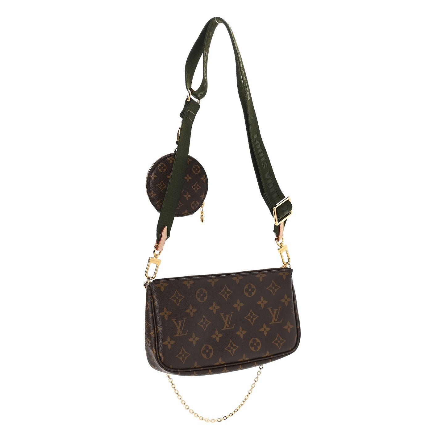 Monogram Multi Pochette Accessories Kaki