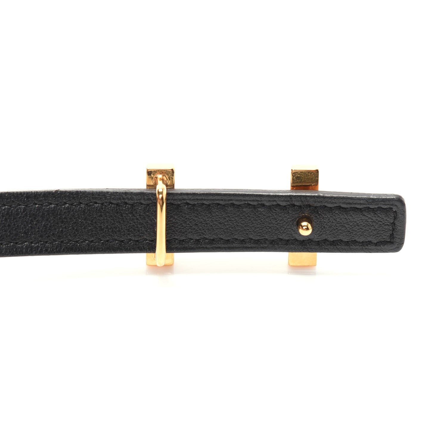 Hermes Swift Epsom 13mm Focus Belt 70 Black Gold 6 of 8
