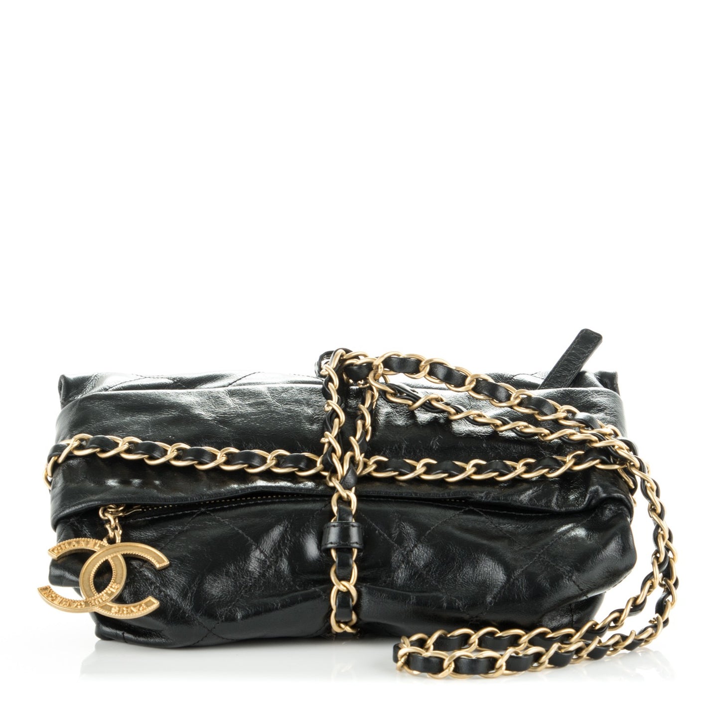 Calfskin Quilted Baluchon Black