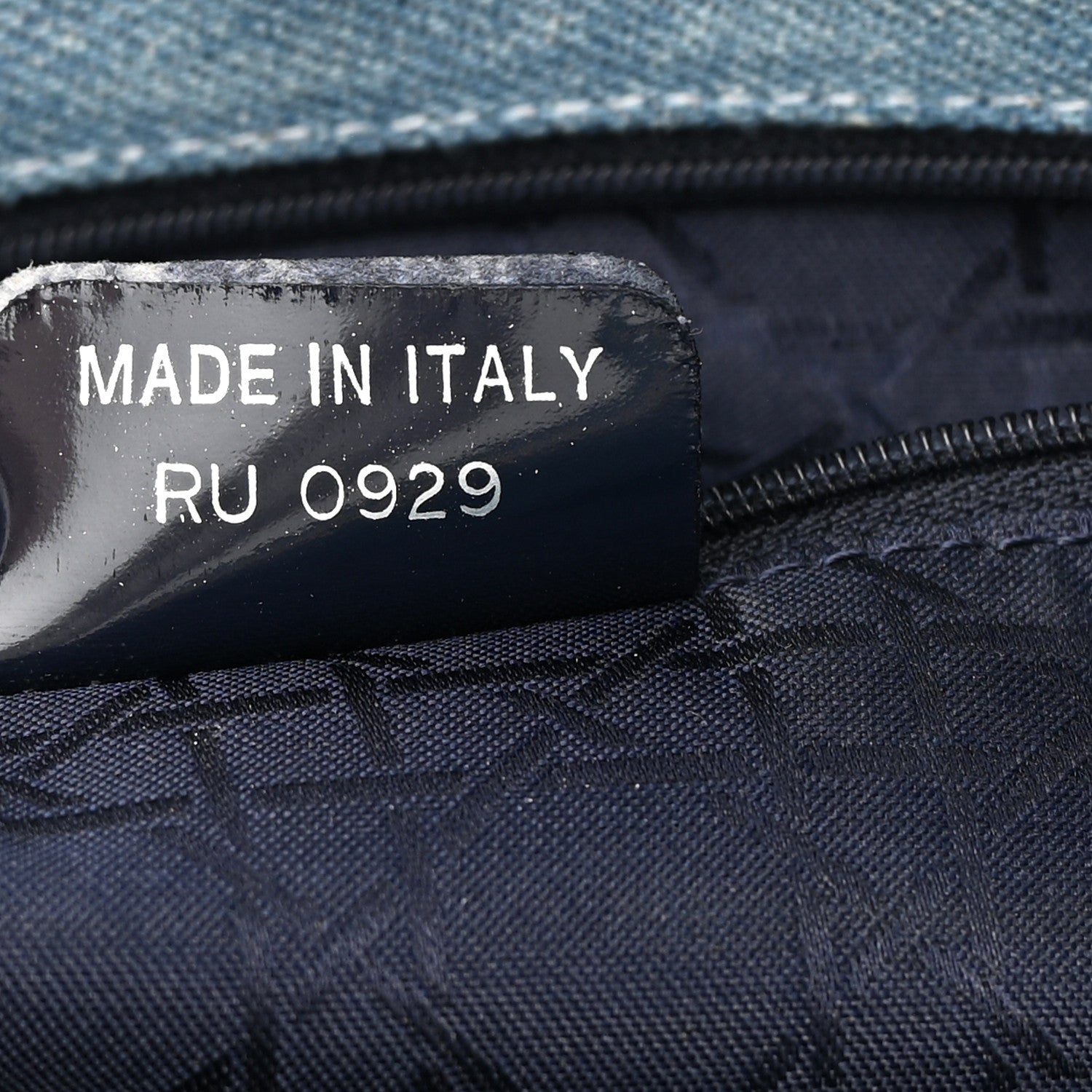 Christian Dior Denim Cannage Large Lady Dior Light Blue 7 of 12