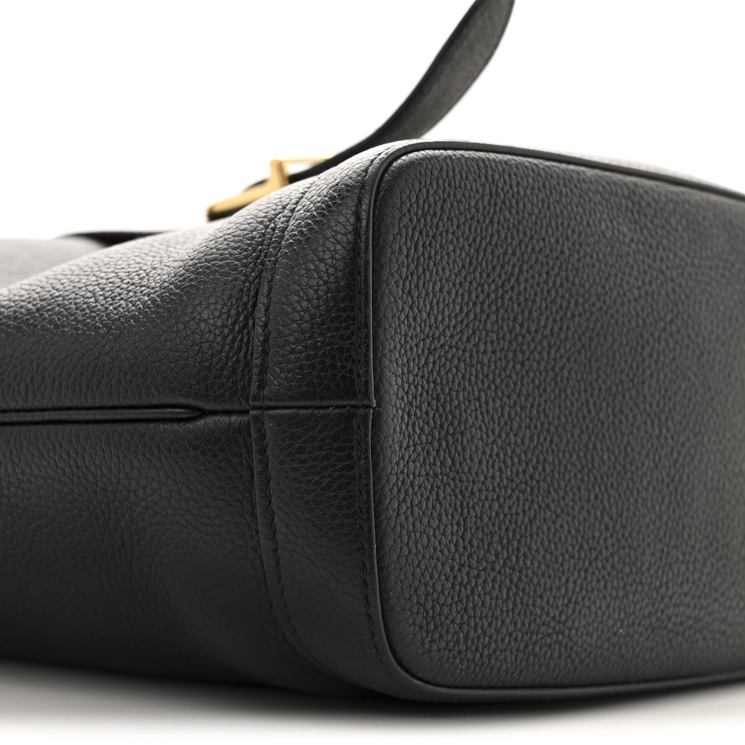 Celine Soft Grained Calfskin Medium Bucket Bag Black 9 of 13