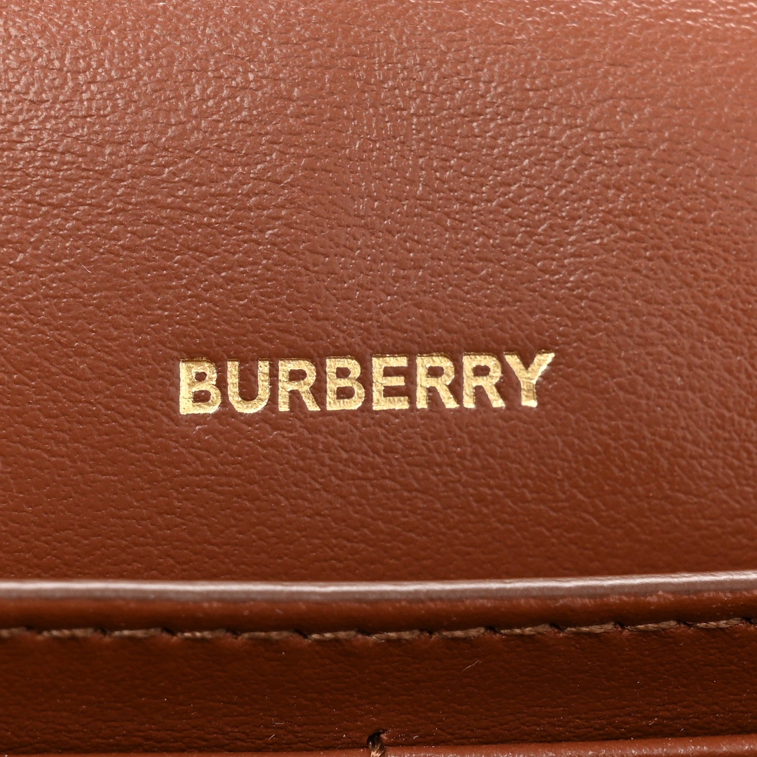 Burberry Grainy Calfskin Vintage Check Hampshire Crossbody Archive Beige Tan 6 of 8
