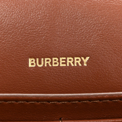 Burberry Grainy Calfskin Vintage Check Hampshire Crossbody Archive Beige Tan 6 of 8