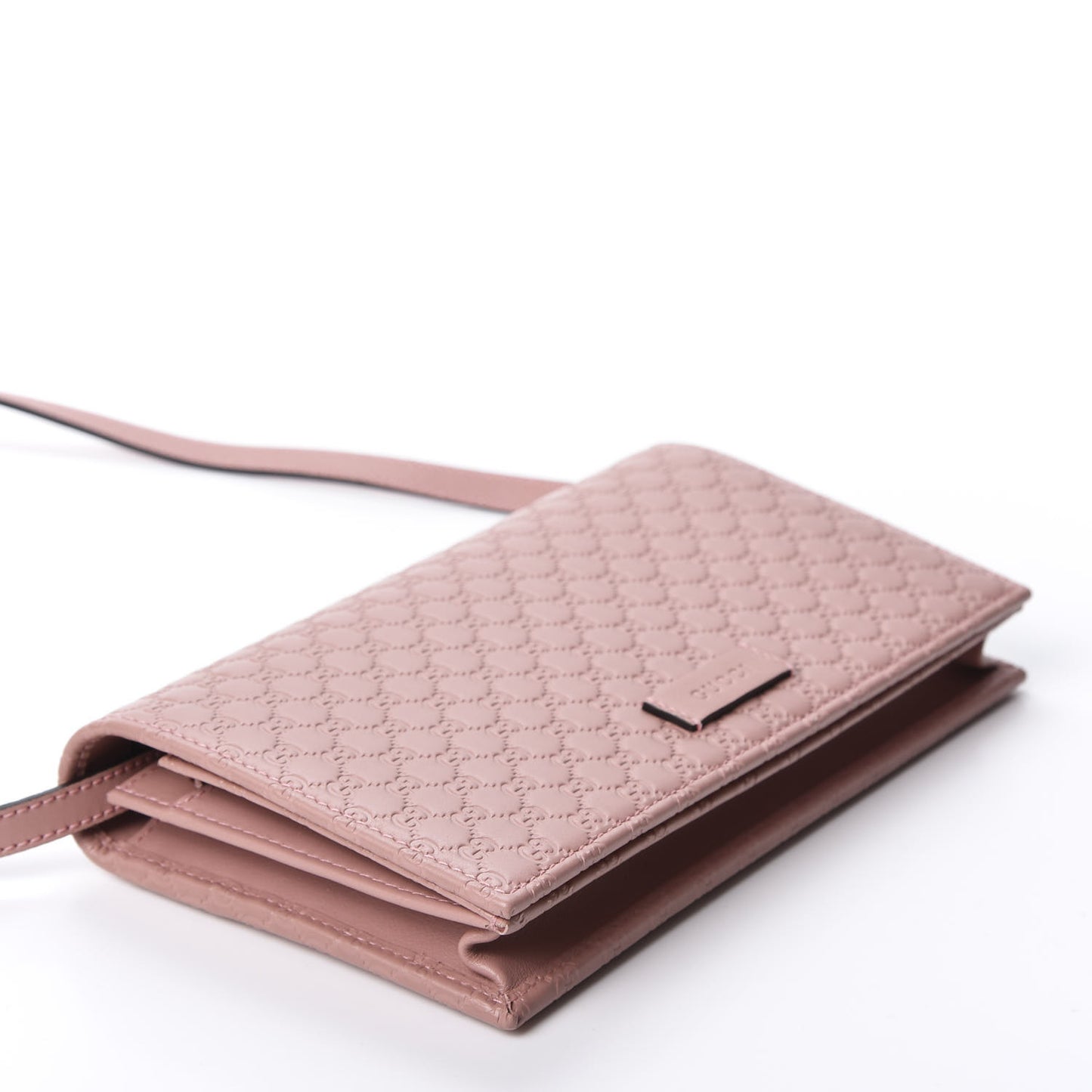 Microguccissima Crossbody Wallet Soft Pink