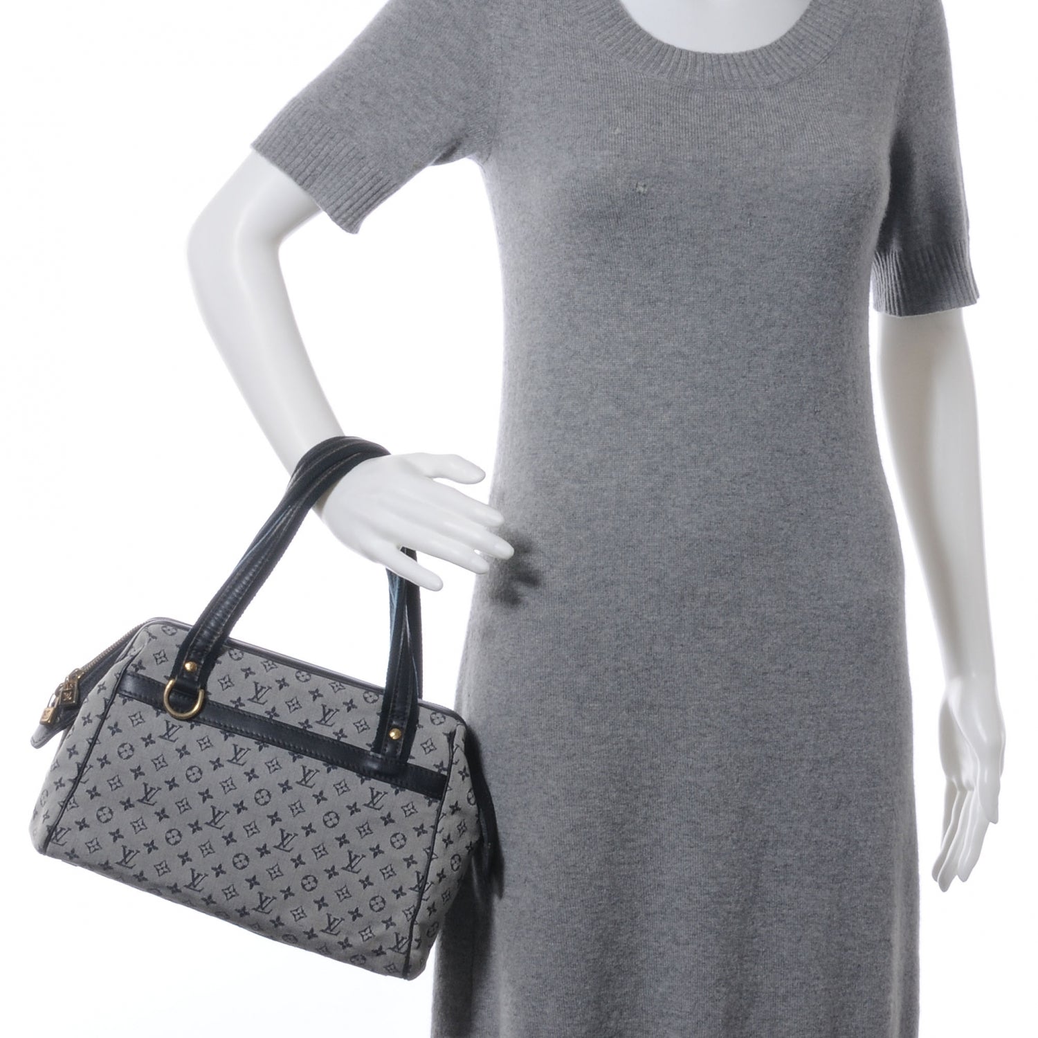 Louis Vuitton Mini Monogram Josephine PM Blue 2 of 7