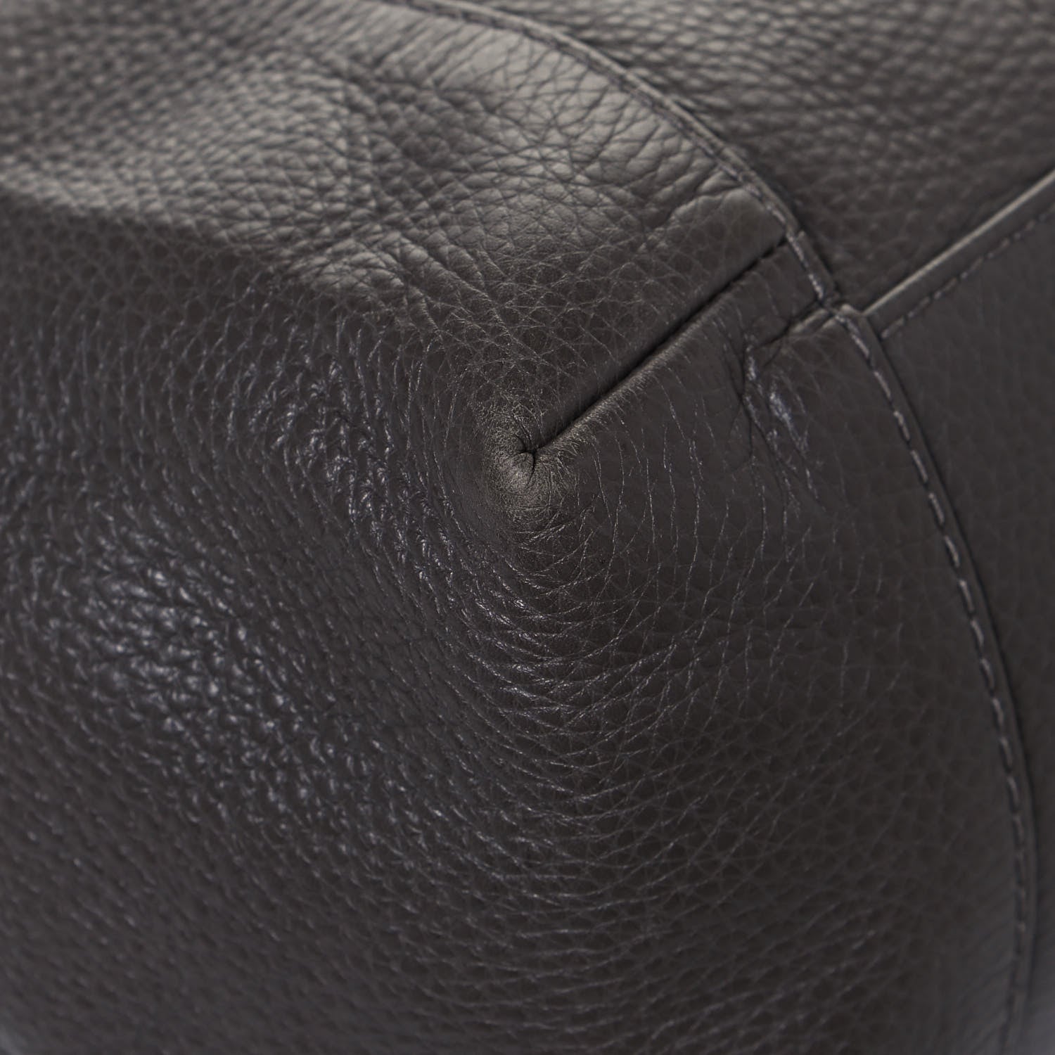 Gucci Pebbled Calfskin Medium Greenwich Shoulder Bag Grey 10 of 16