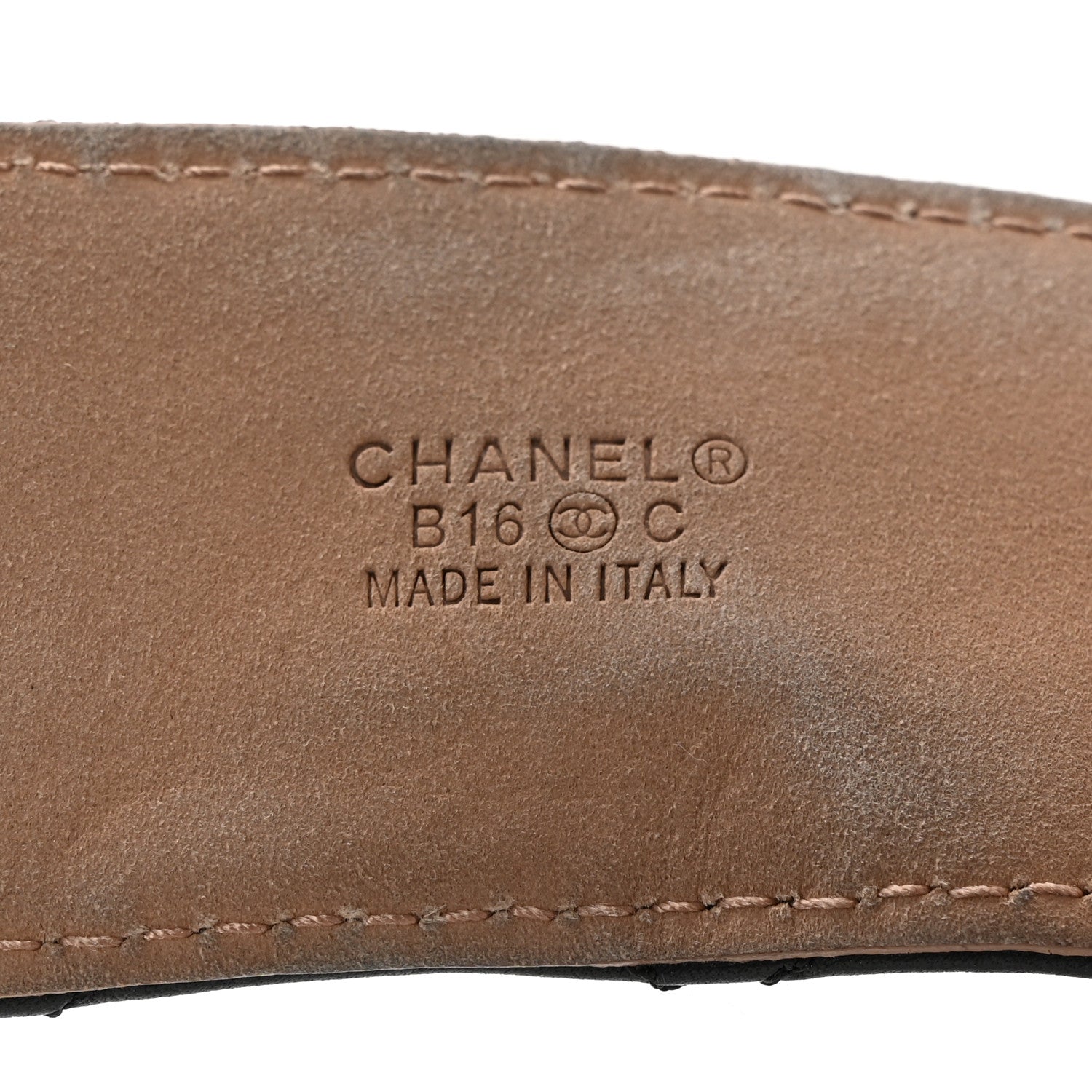 Chanel Lambskin Quilted CC Belt 85 34 Black 5 of 9