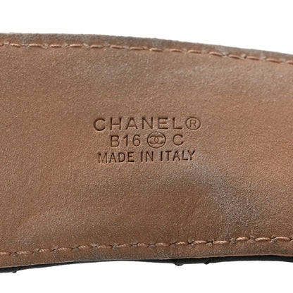 Chanel Lambskin Quilted CC Belt 85 34 Black 5 of 9