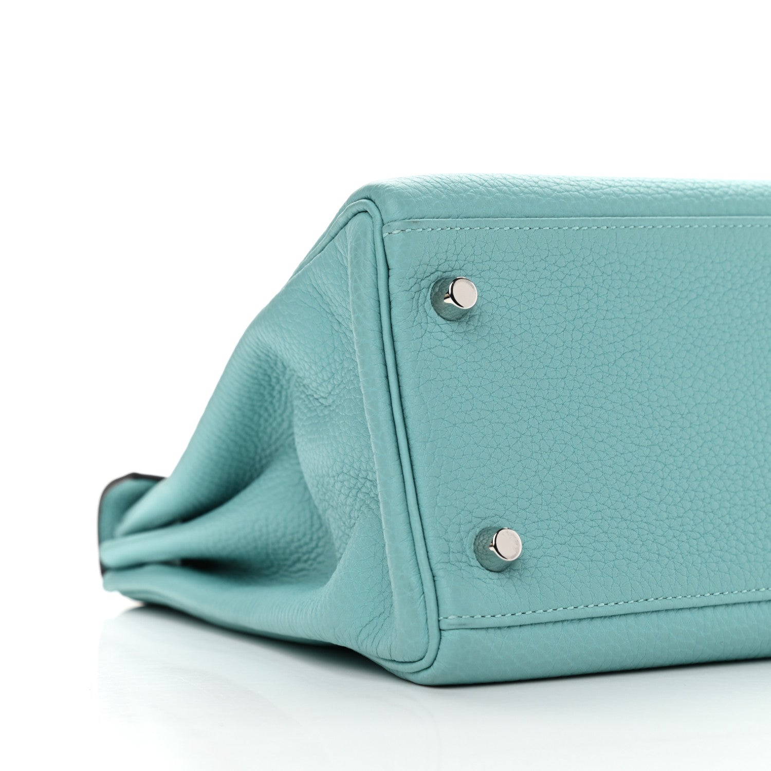 Hermes Togo Kelly Retourne 32 Bleu Atoll 9 of 10