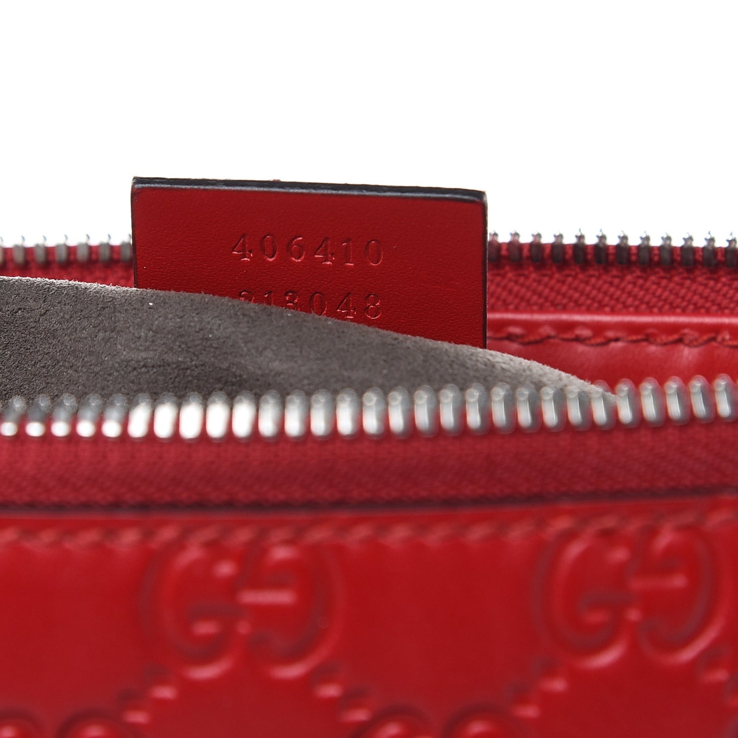 Guccissima Signature Small Messenger Bag Hibiscus Red