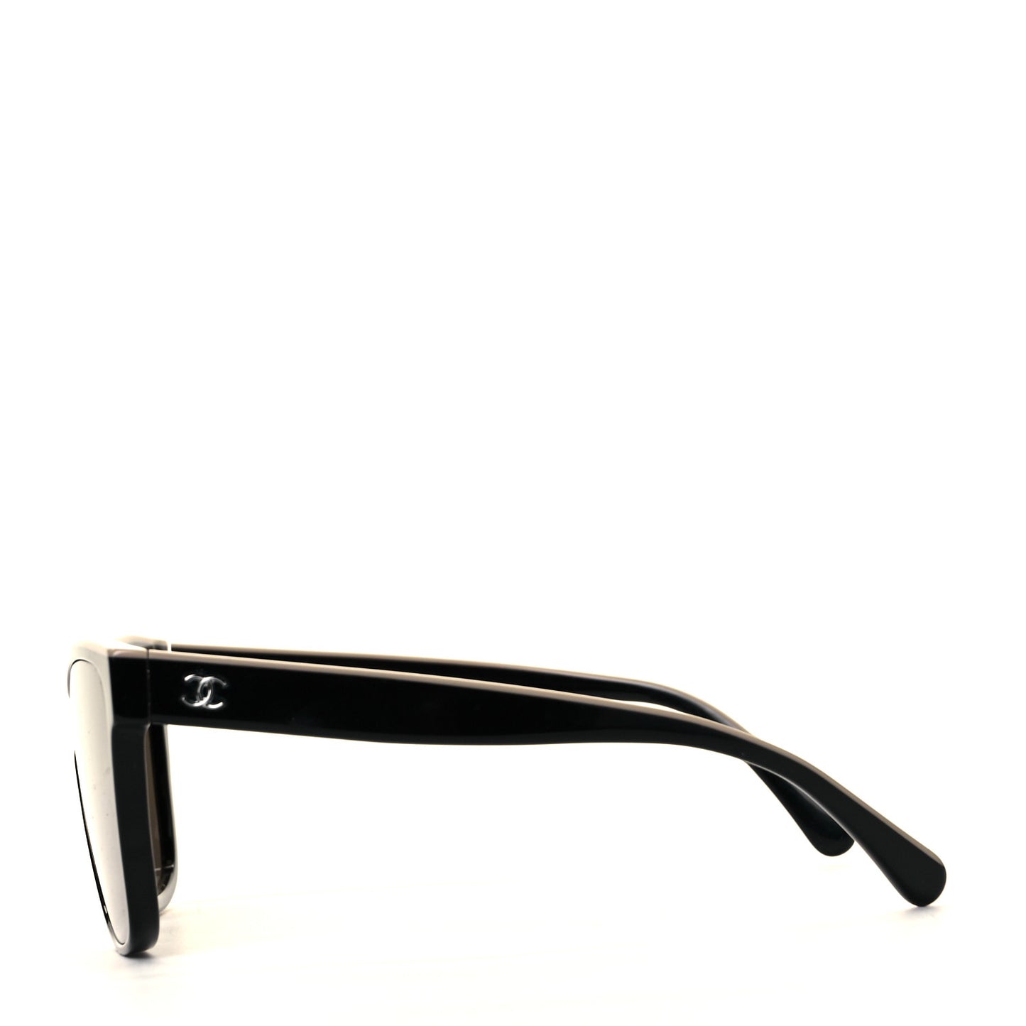 Acetate Logo Shield Sunglasses 5418 Black