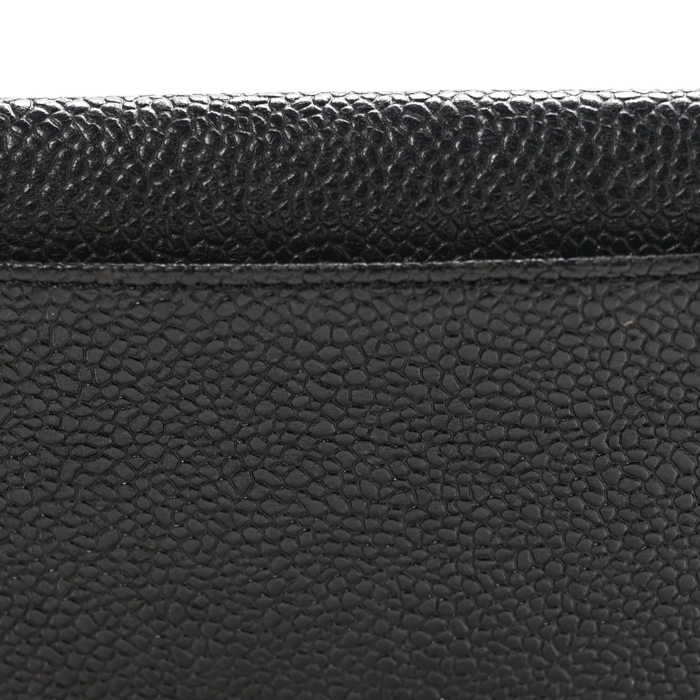 Caviar Timeless CC Compact Wallet Black