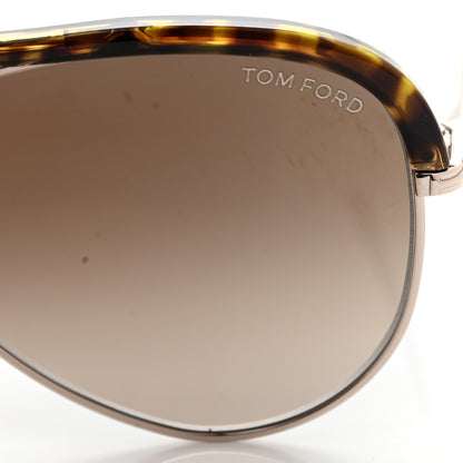 Tom Ford Metal Aviator Sabine-02 Sunglasses TF606 Gold Tortoise 6 of 8