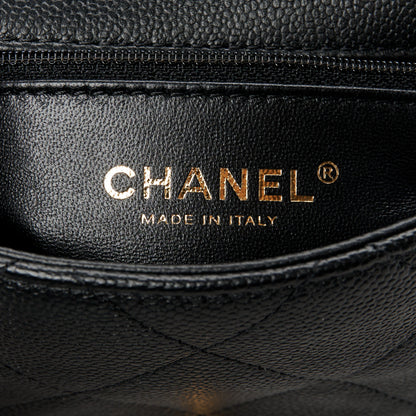 Chanel Caviar Quilted Mini Sweetheart Flap Black 7 of 12