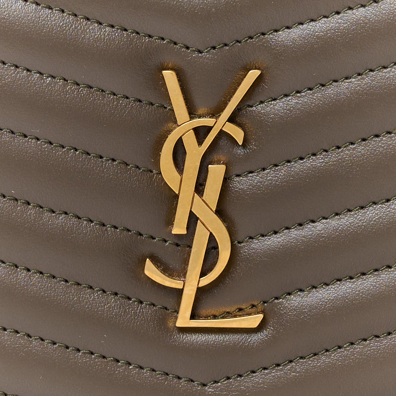 Saint Laurent Calfskin Matelasse Monogram Mini Lou Camera Bag Light Musk 8 of 11