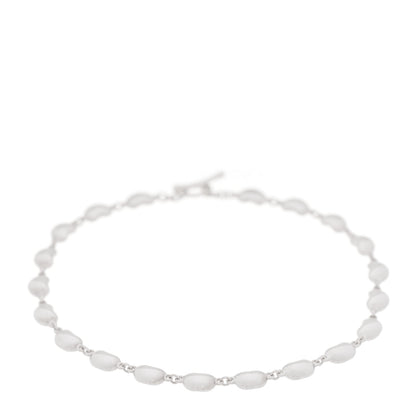 Tiffany Sterling Silver 4mm Elsa Peretti Bean Bracelet 1 of 5
