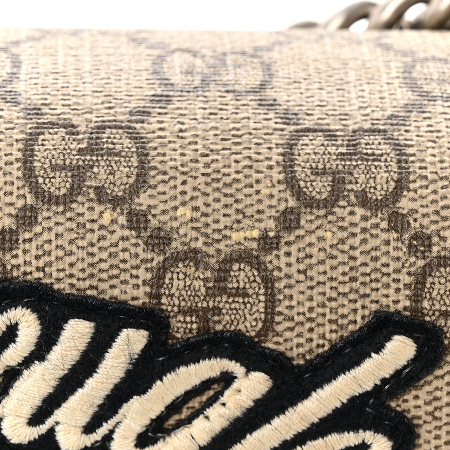 GG Supreme Monogram L'Aveugle Par Amour Embroidered Medium Dionysus Shoulder Bag Multicolor