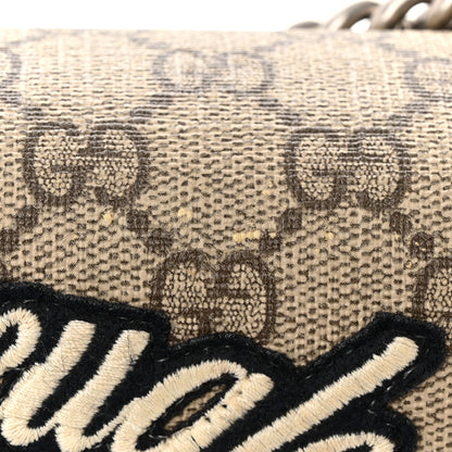 Gucci GG Supreme Monogram L'Aveugle Par Amour Embroidered Medium Dionysus Shoulder Bag Multicolor 12 of 15