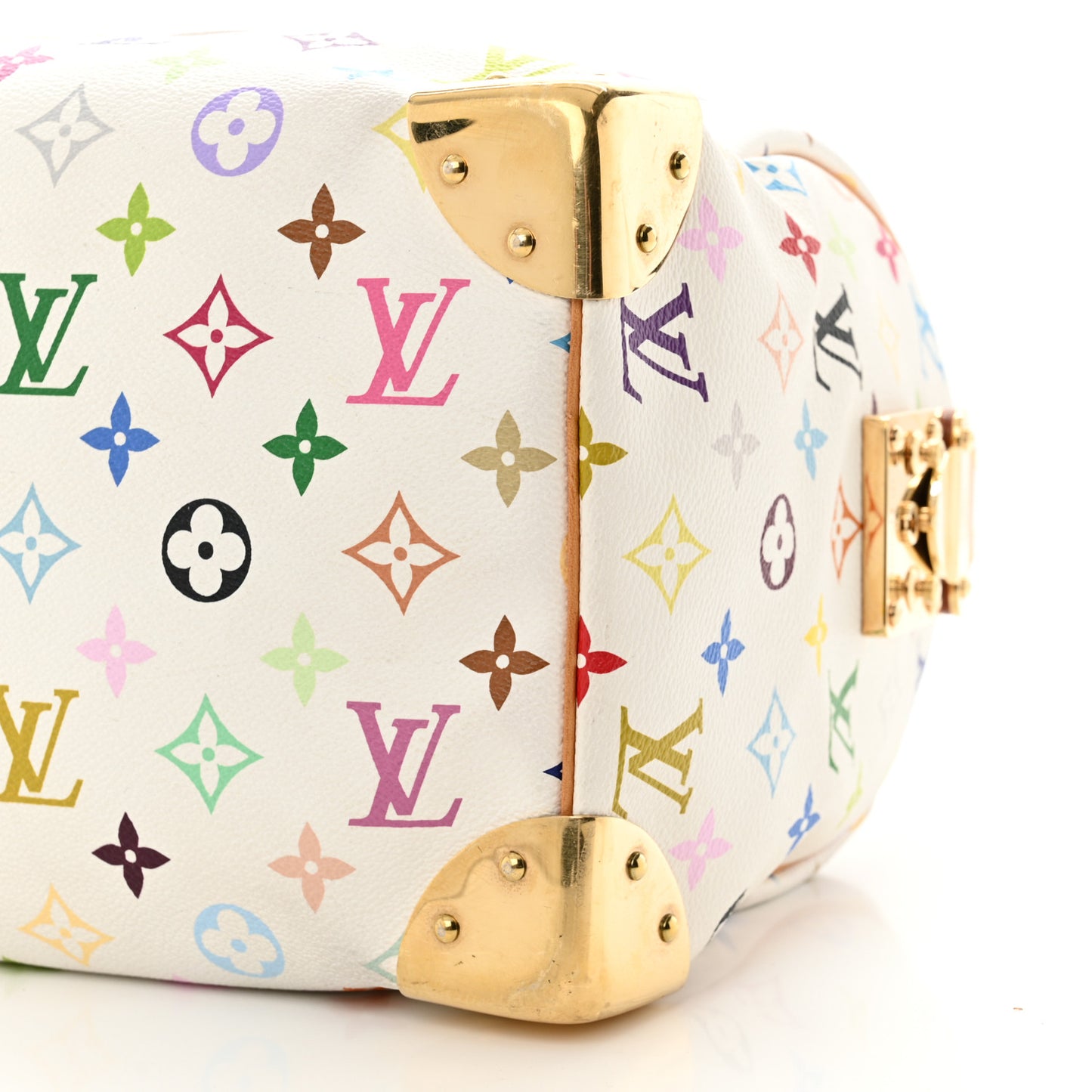 Monogram Multicolor Speedy 30 White