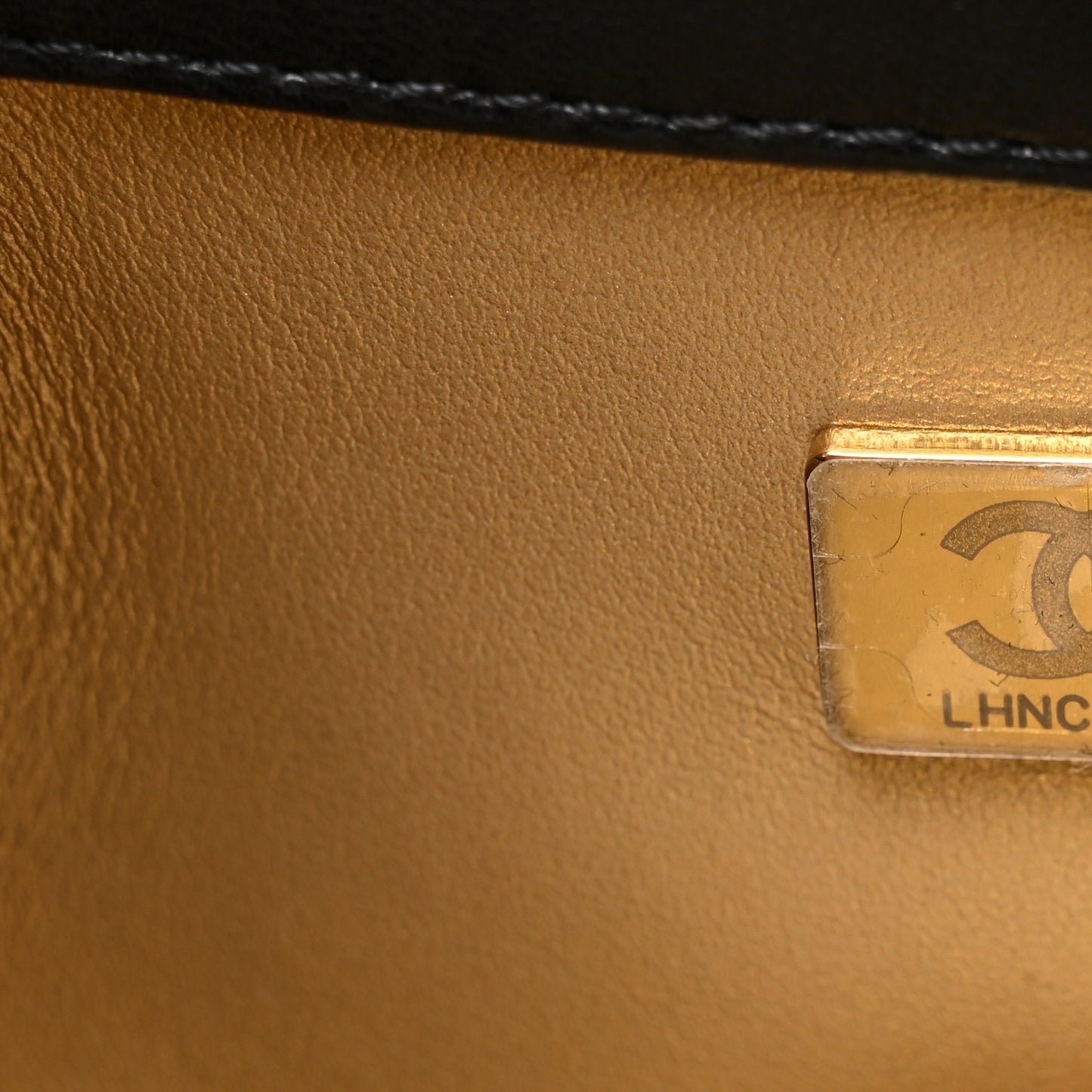 Lambskin Quilted Pearl Small Flap Black Black