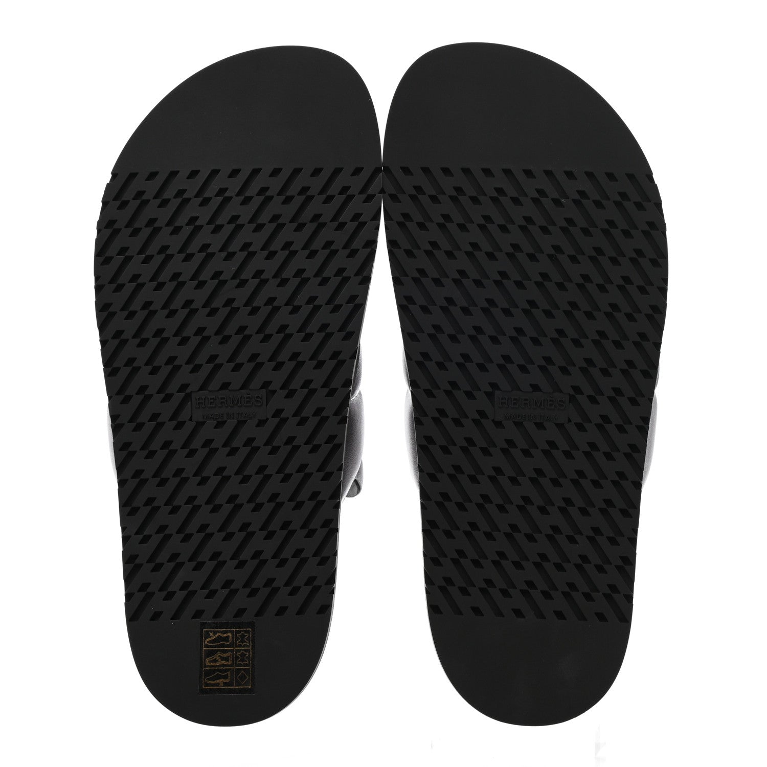 Hermes Nappa Extra Sandals 38 Gris Argent 5 of 9
