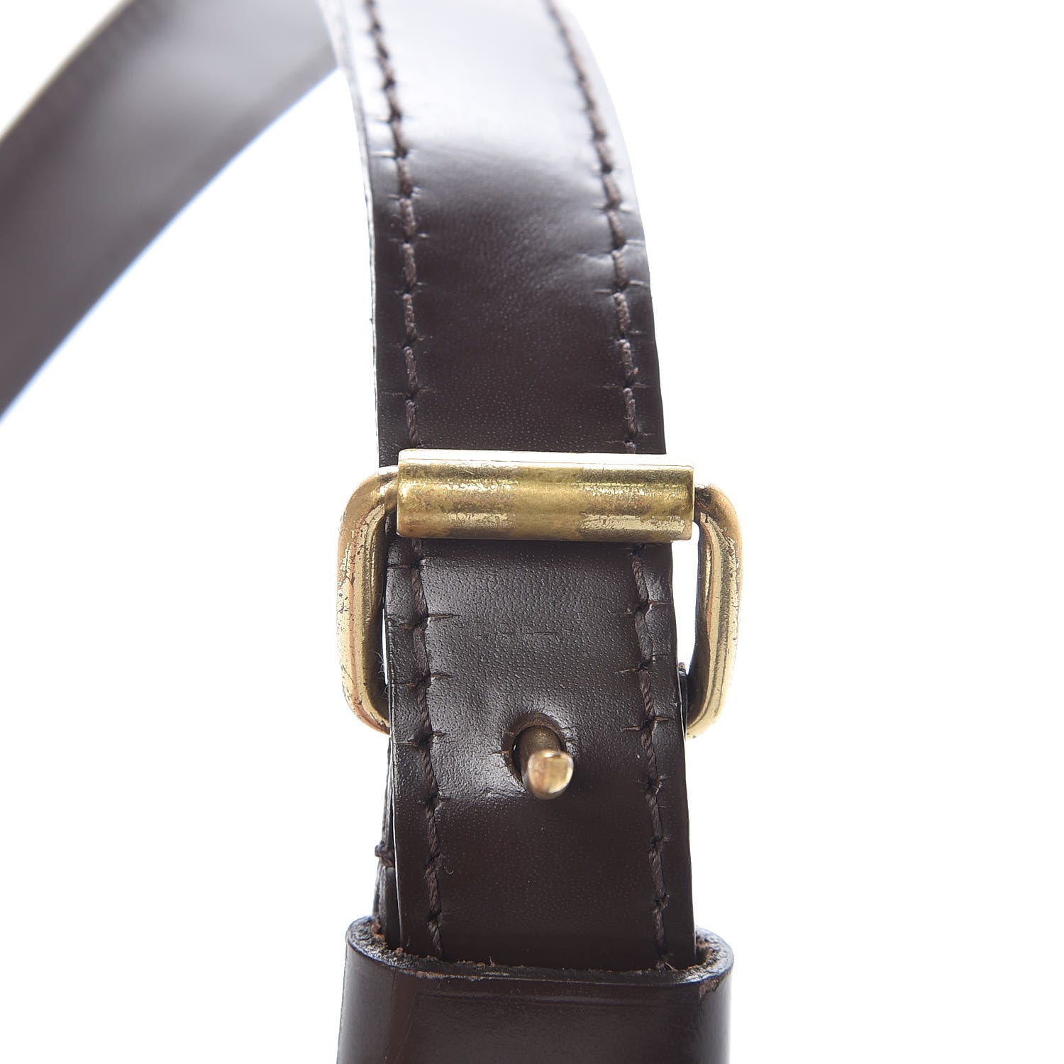Louis Vuitton Calfskin Adjustable Speedy Bandouliere Shoulder Strap Brown 6 of 7