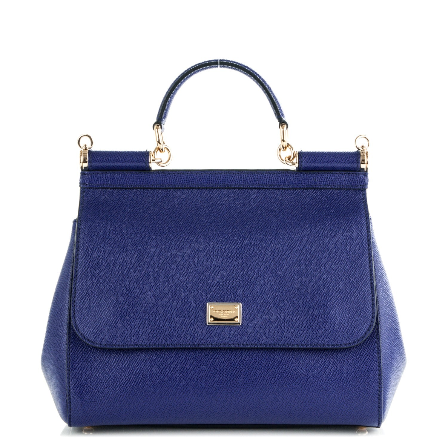 Dolce & Gabbana Dauphine Medium Miss Sicily Satchel Blue 1 of 5