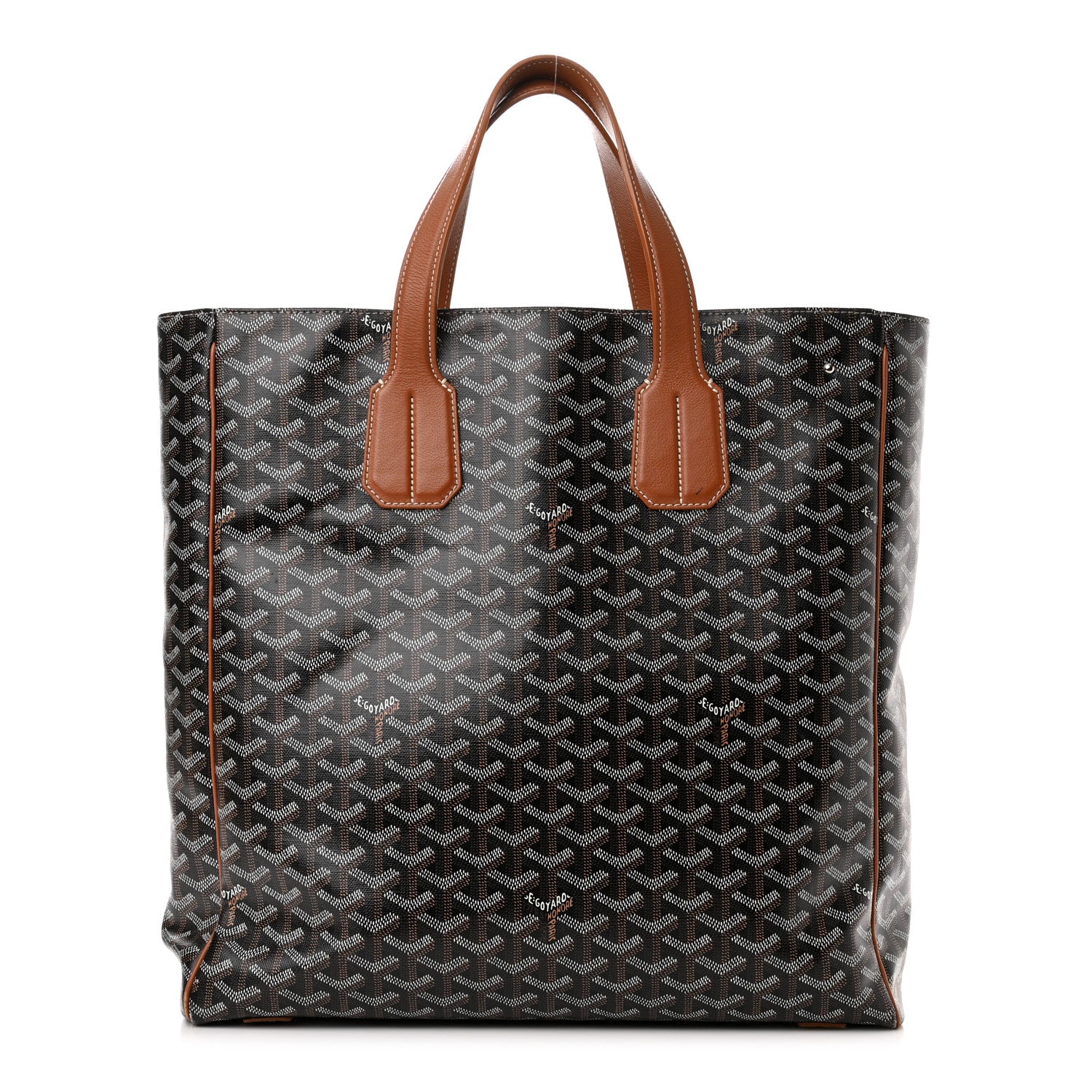 Goyard Goyardine Voltaire III Tote Black Gold 1 of 14