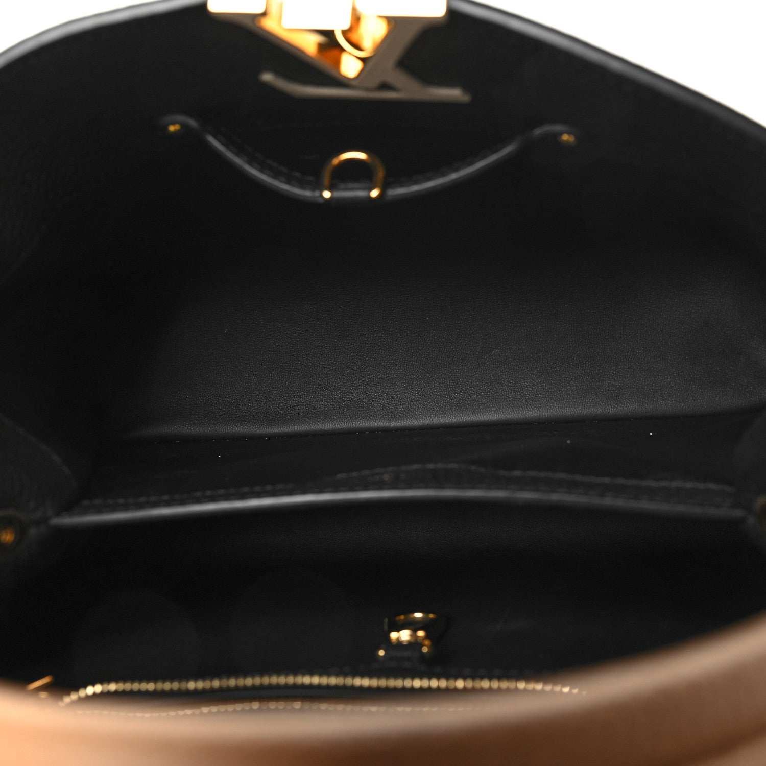 Louis Vuitton Taurillon Capucines PM Black Arizona 5 of 9