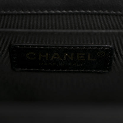 Chanel Lambskin Quilted Medium Boy Flap Black 6 of 16