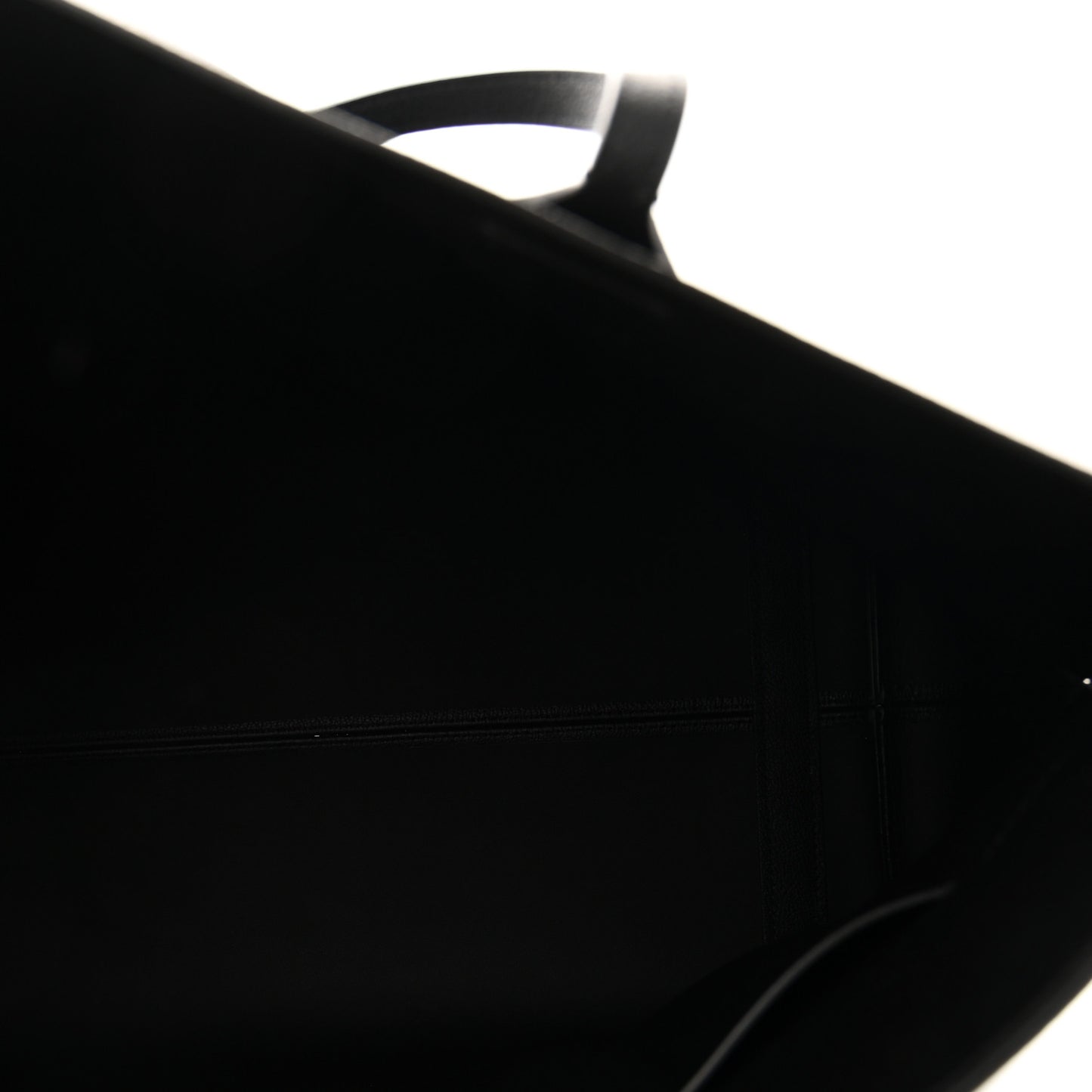 Calfskin Large Society Tote Black