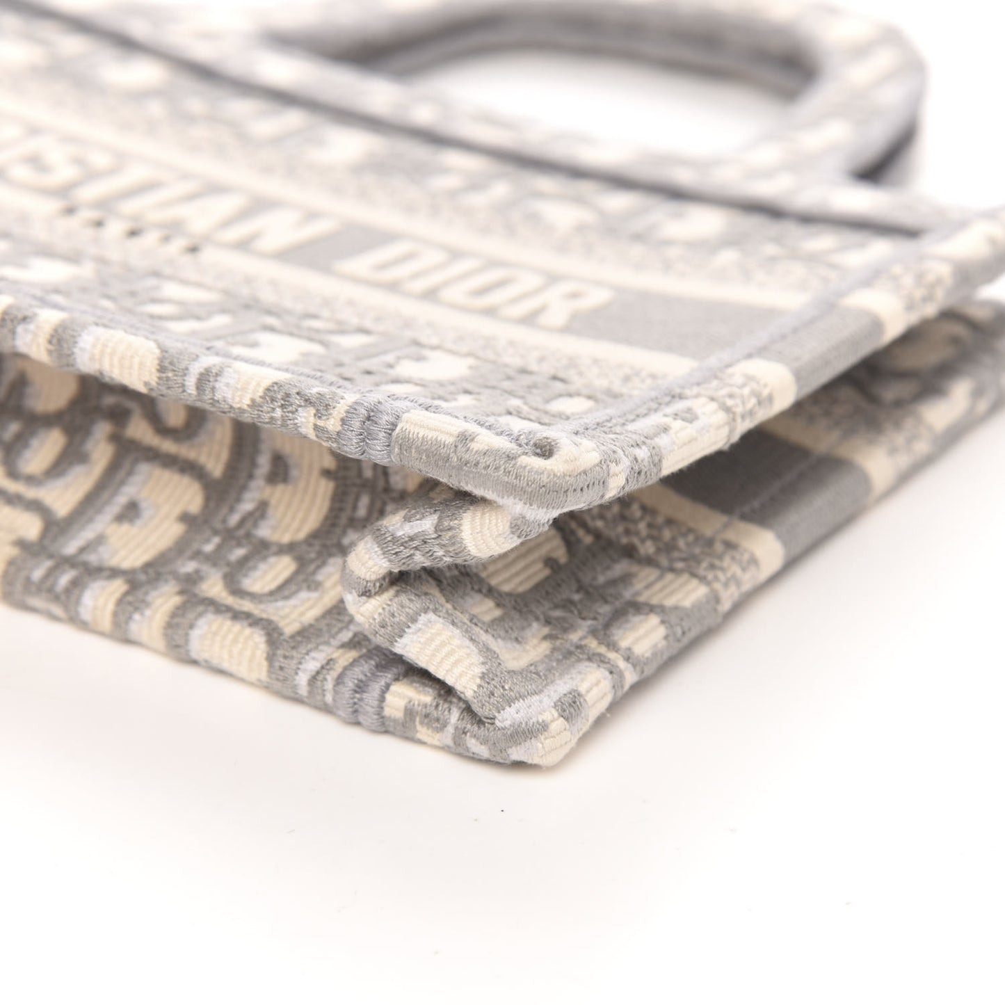 Oblique Mini Book Tote Grey Multicolor