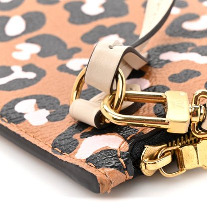Louis Vuitton Empreinte Monogram Giant Wild At Heart Neverfull MM Pochette Brown 7 of 7