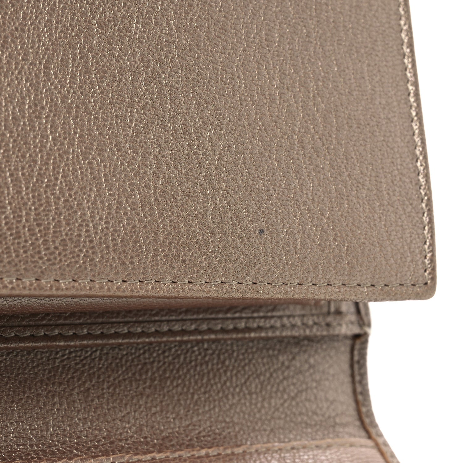 Chanel Metallic Goatskin Large Flap Wallet Gold 10 of 11