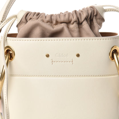 Chloe Smooth Calfskin Mini Roy Bucket Bag Natural White 8 of 12