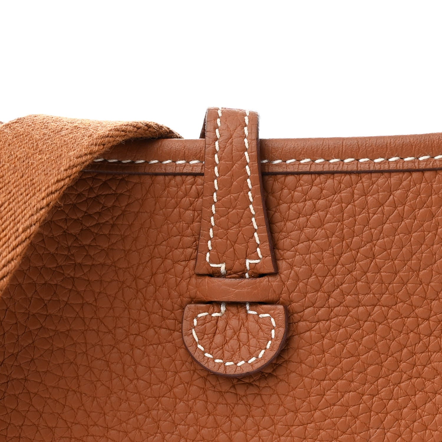 Hermes Taurillon Clemence Evelyne TPM Gold 10 of 14