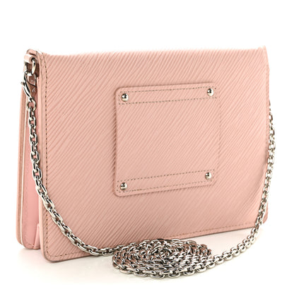 Louis Vuitton Epi Twist Belt Chain Wallet Rose Ballerine 3 of 10